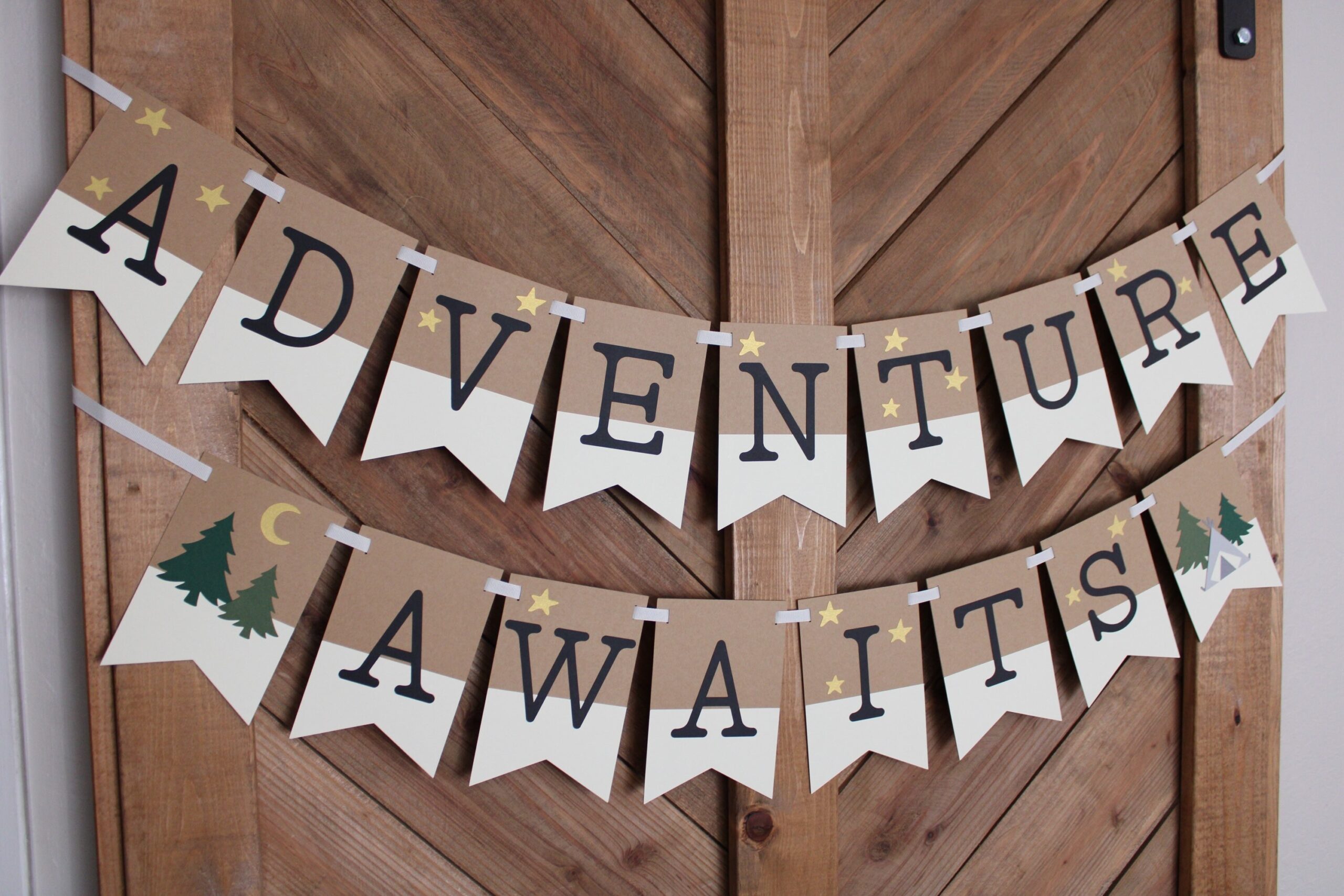 Adventure Awaits Banner Printable