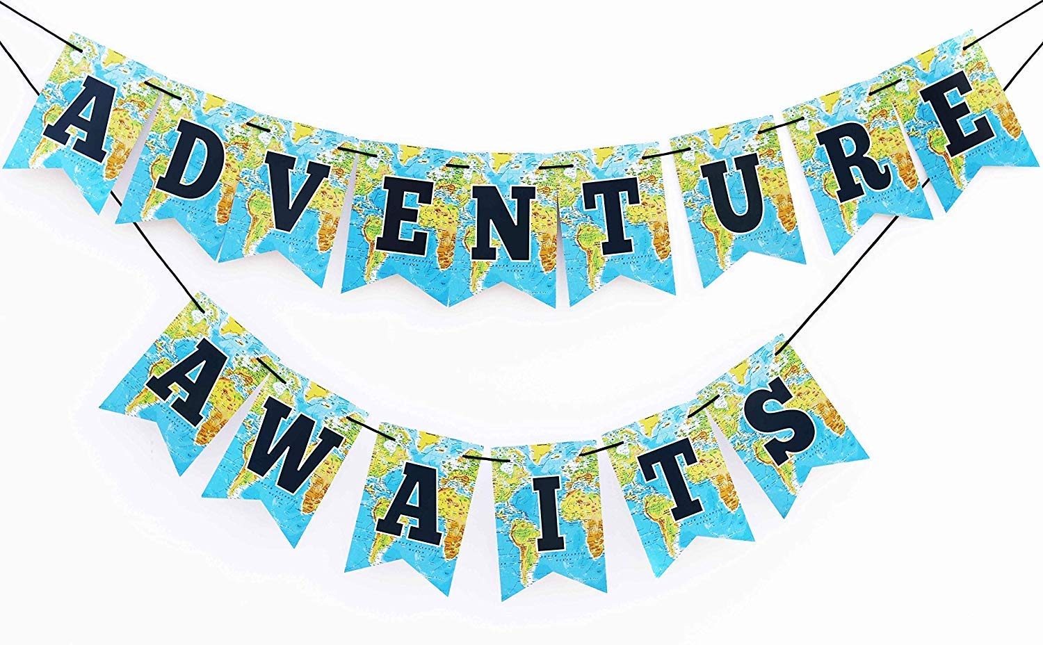 Amazon Going Away Party Decorations Adventure Awaits Bon Voyage Banner Bachelorette Party D cor 8 x 5 5 Toys Games