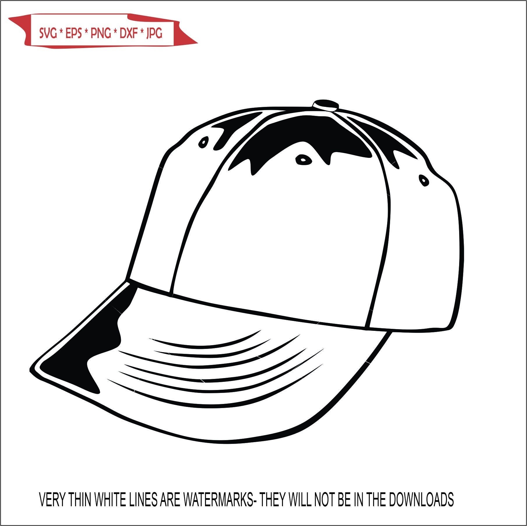 Printable Baseball Caps