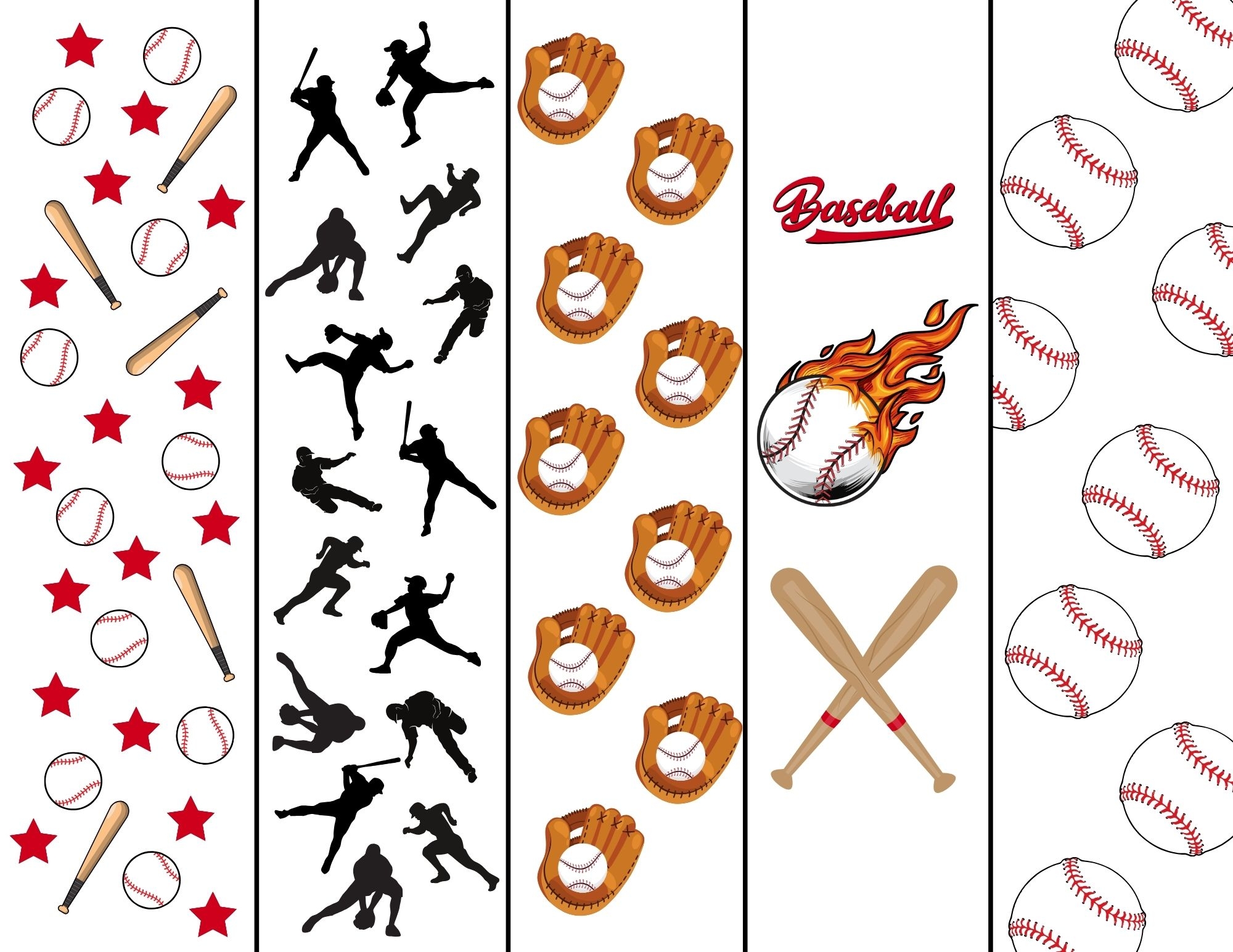 For The Love Of The Game Free Baseball Bookmarks Team Colors By Carrie