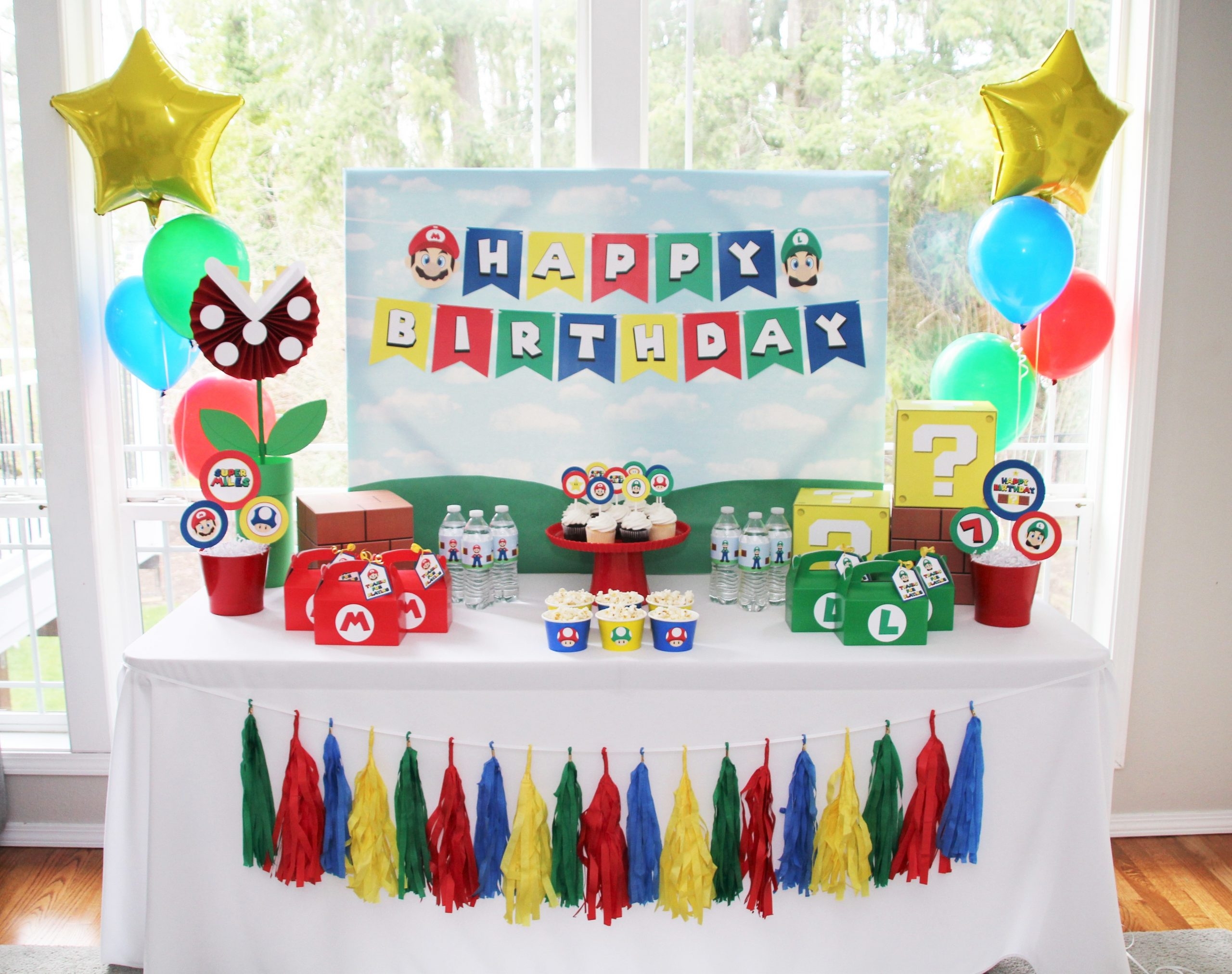 FREE Mario Inspired Party Printable Decorations Instant Download 5M Creations Blog