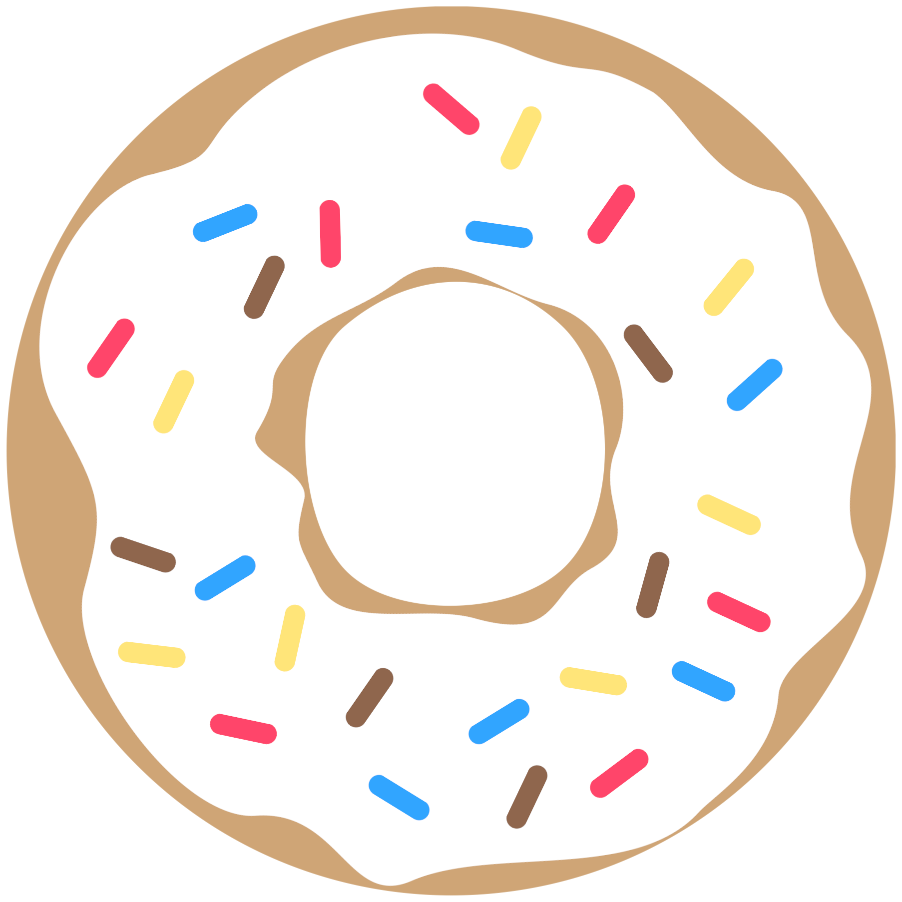 Free Printable Donut Banner Party Decor Paper Trail Design