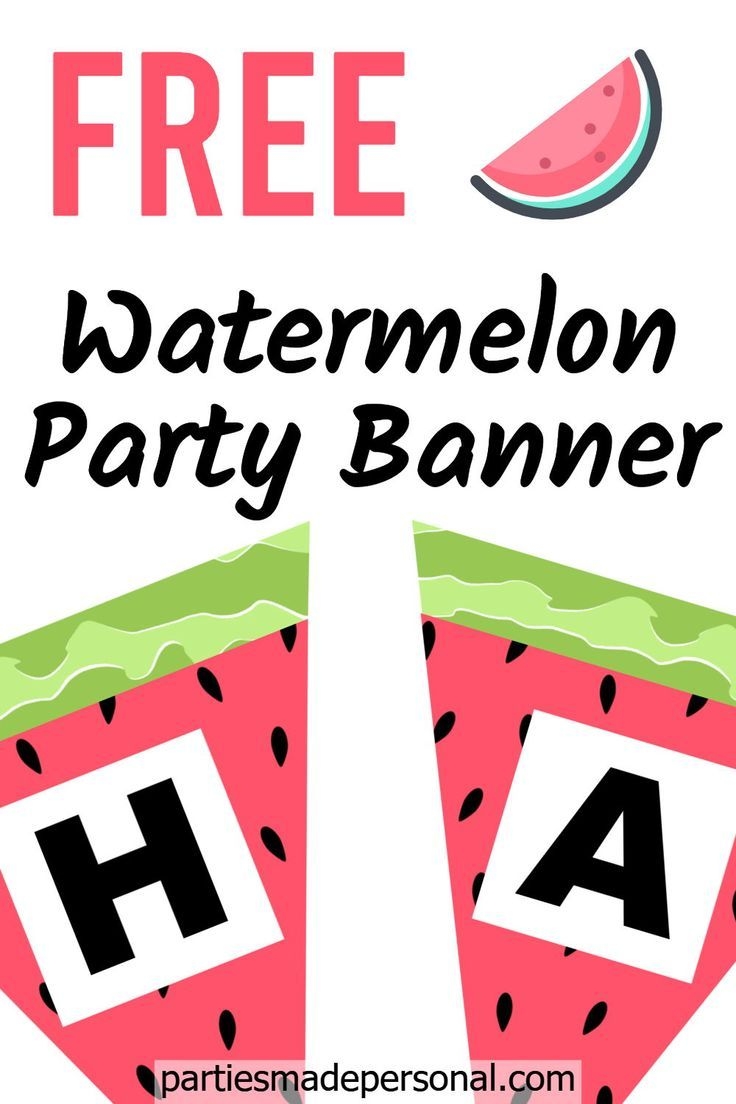 Free Watermelon Party Printables