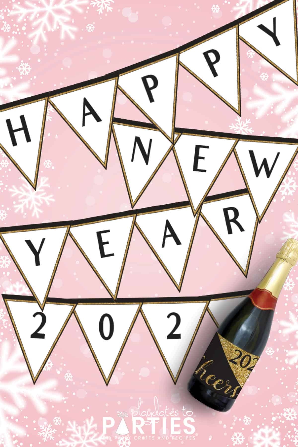 Happy New Year Banner Printable