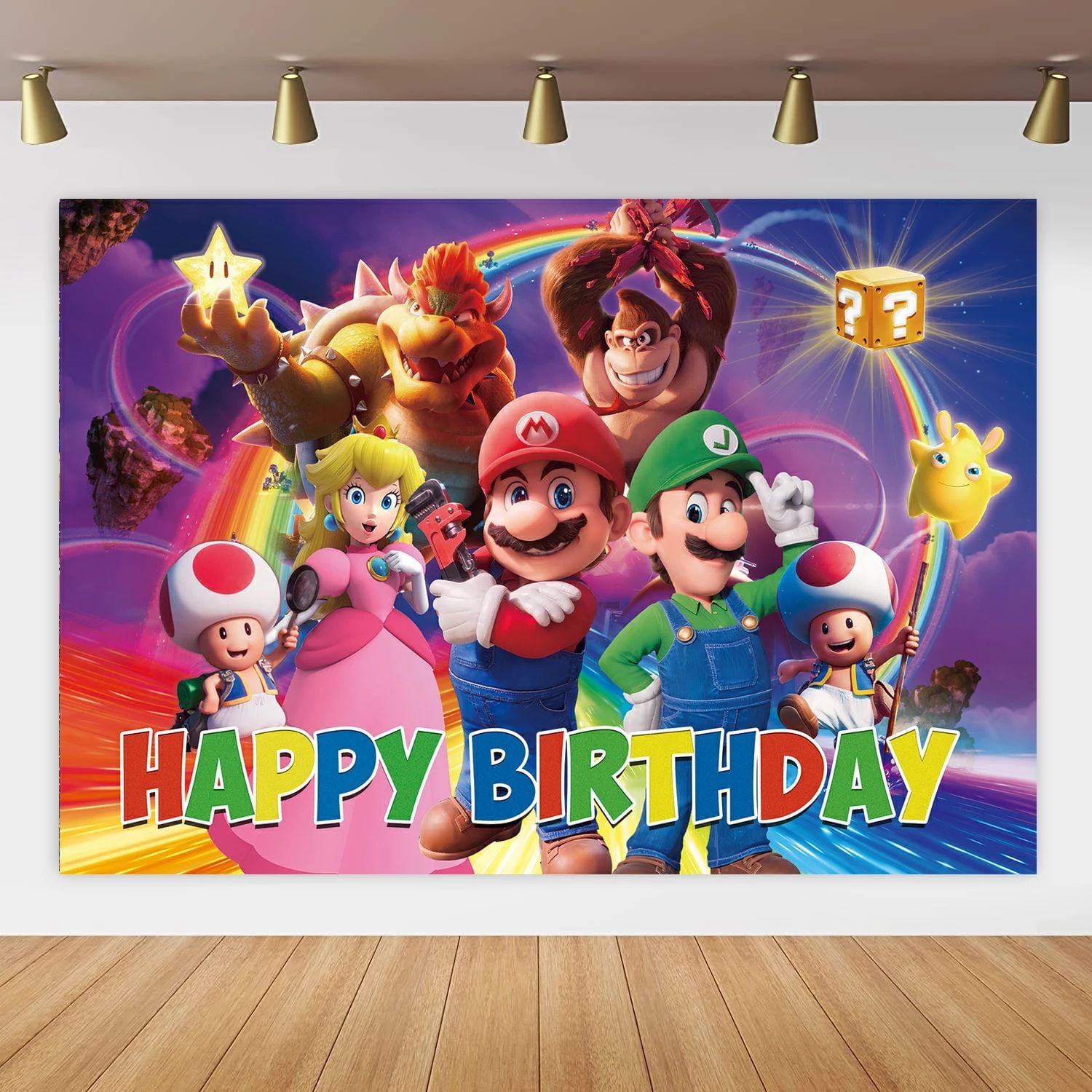 Printable Mario Birthday Banner