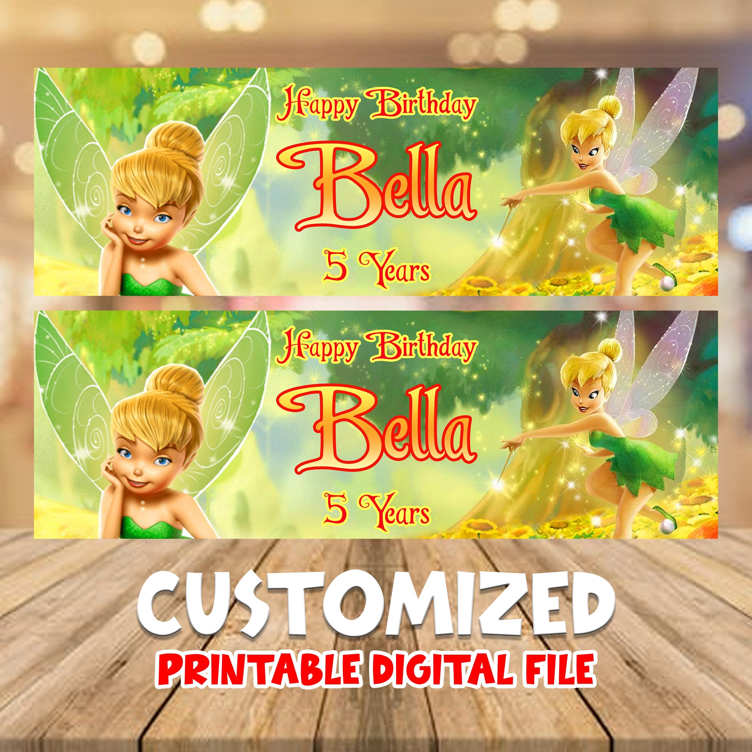 TINKERBELL BIRTHDAY BANNER Payhip