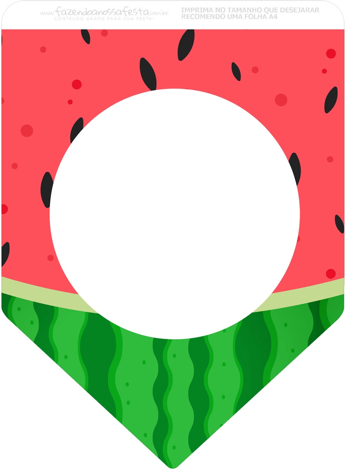 Watermelon Heart Free Party Printables Oh My Fiesta For Ladies 