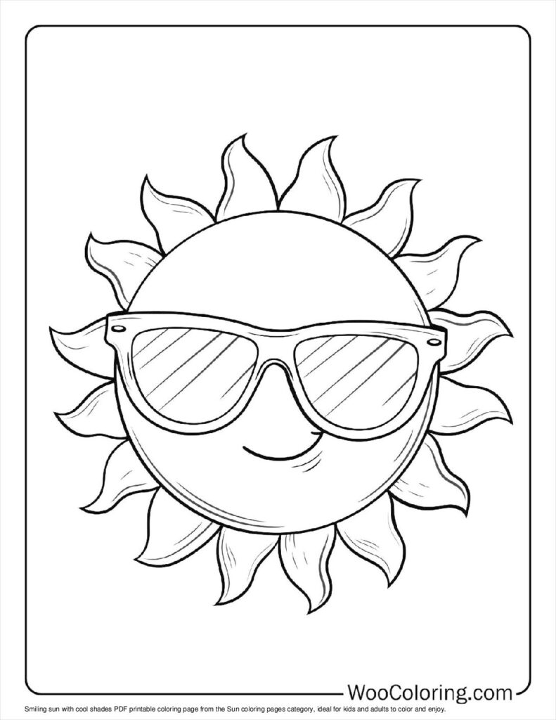 100 Sun Coloring Pages Free PDF To Print Woo Coloring