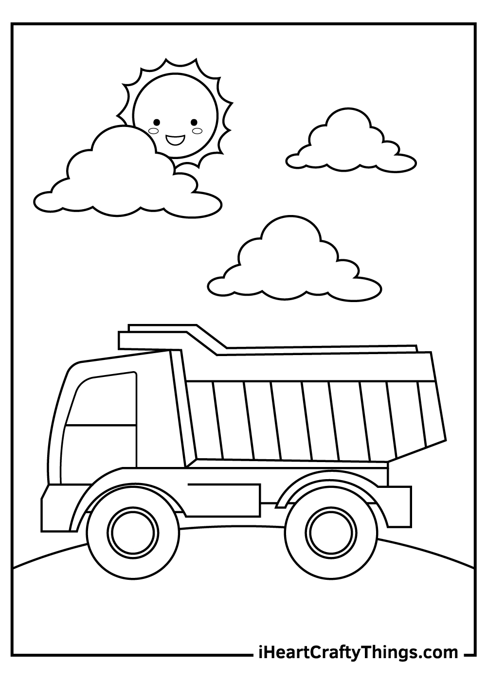 truck coloring pages pdf