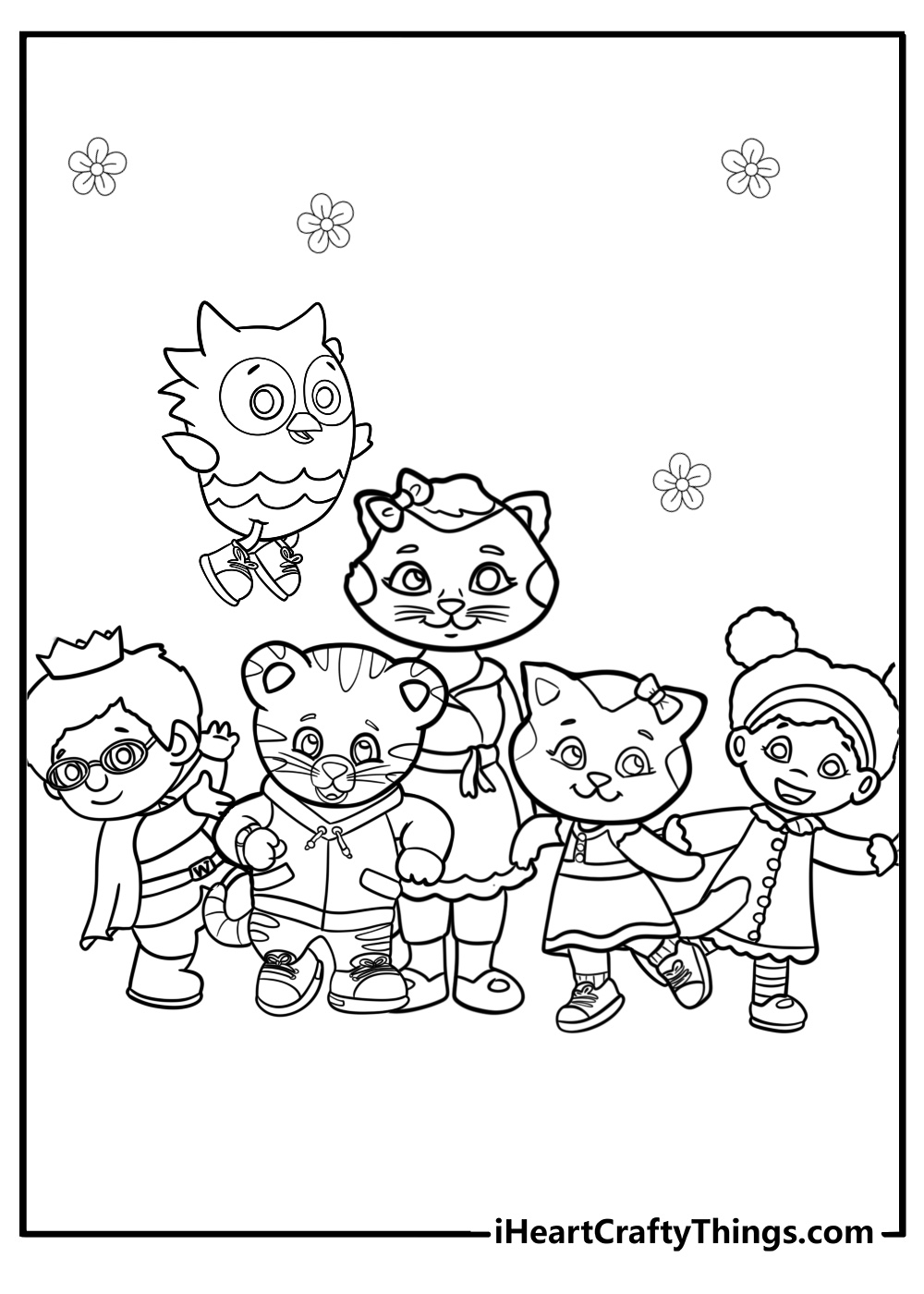 17 New Daniel Tiger Coloring Pages 100 Free To Print