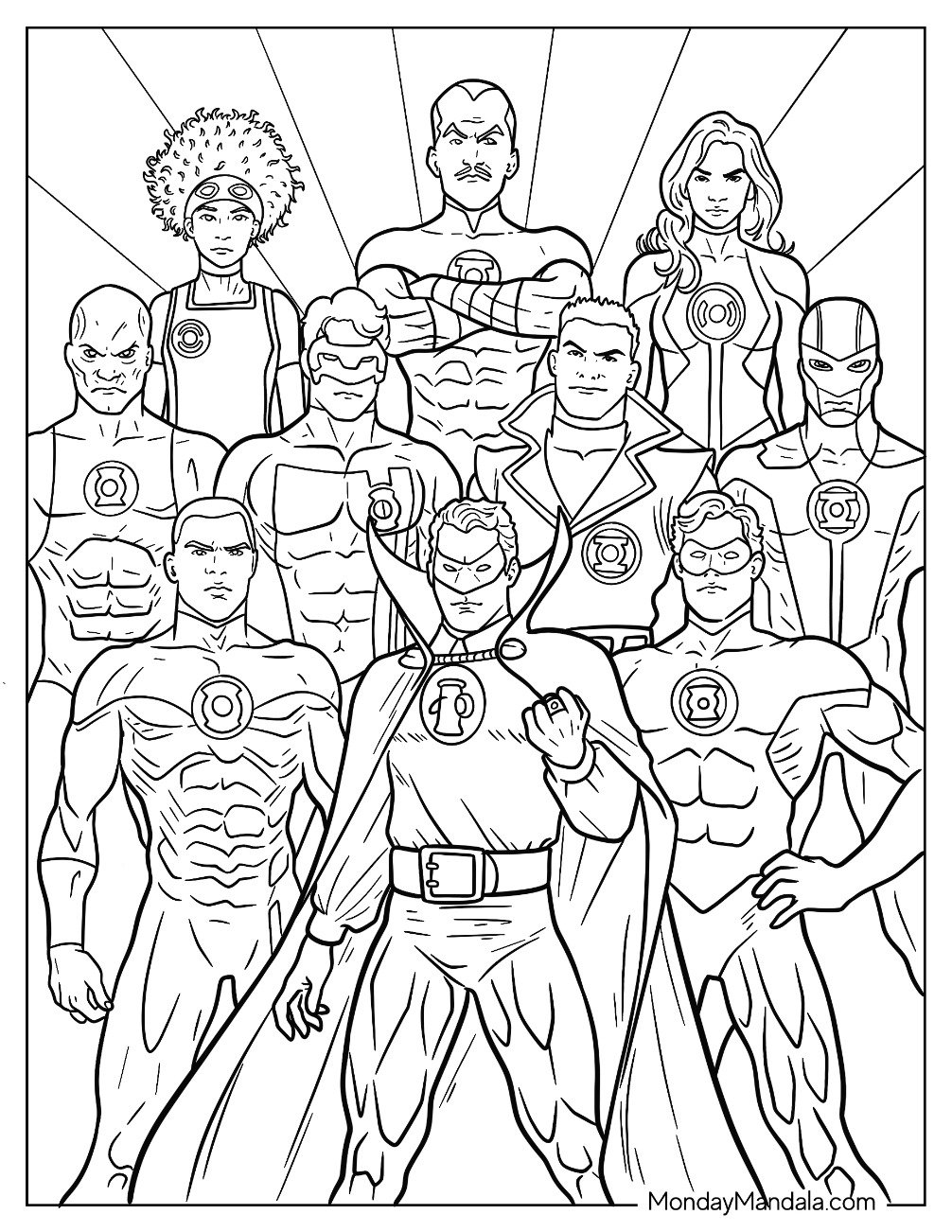 20 Green Lantern Coloring Pages Free PDF Printables 20 Green Lantern Coloring Pages Free PDF Printables