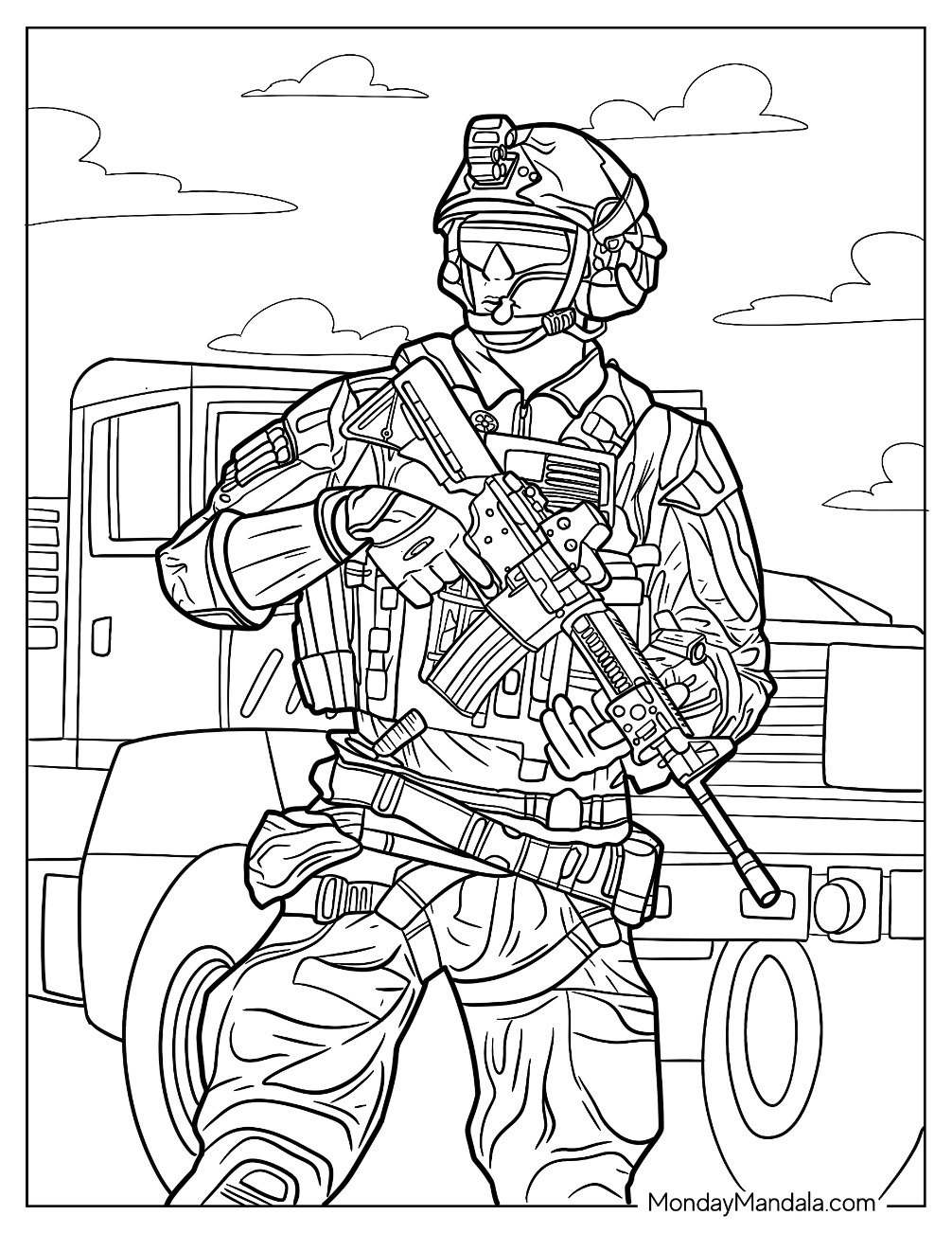20 Soldier Coloring Pages Free PDF Printables 20 Soldier Coloring Pages Free PDF Printables