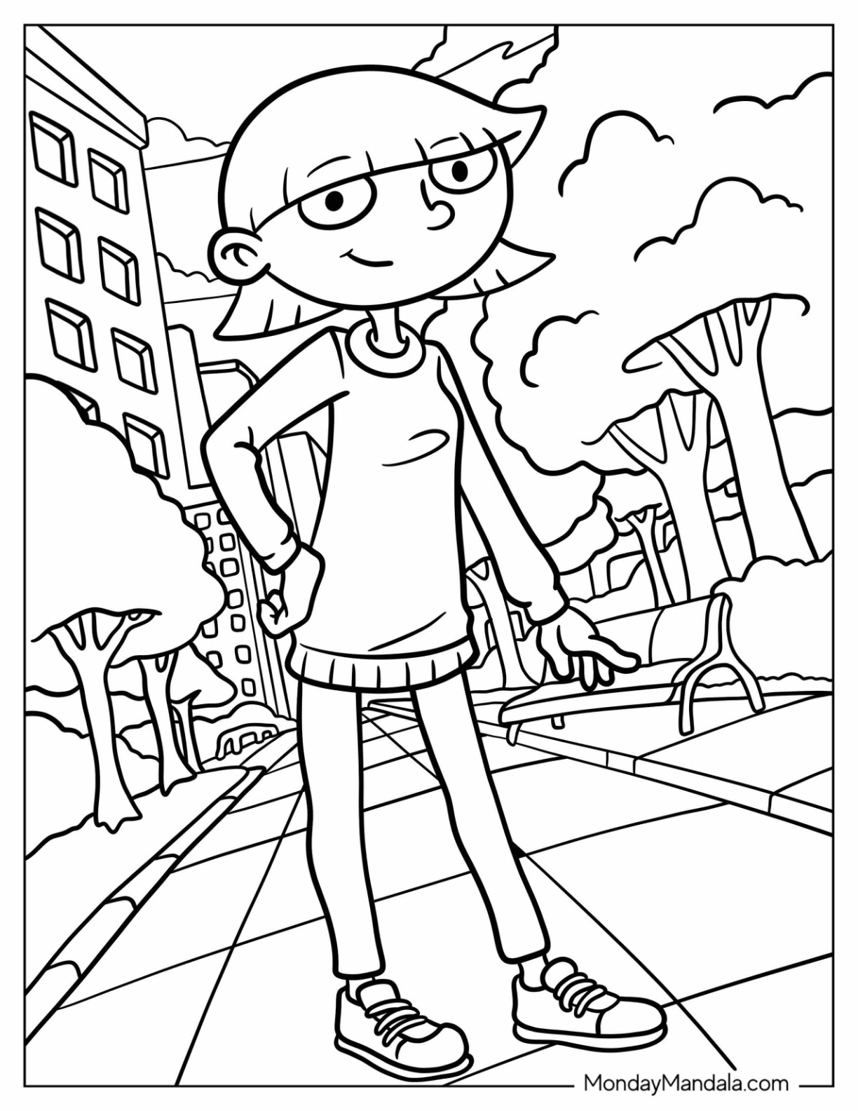 24 Hey Arnold Coloring Pages Free PDF Printables 