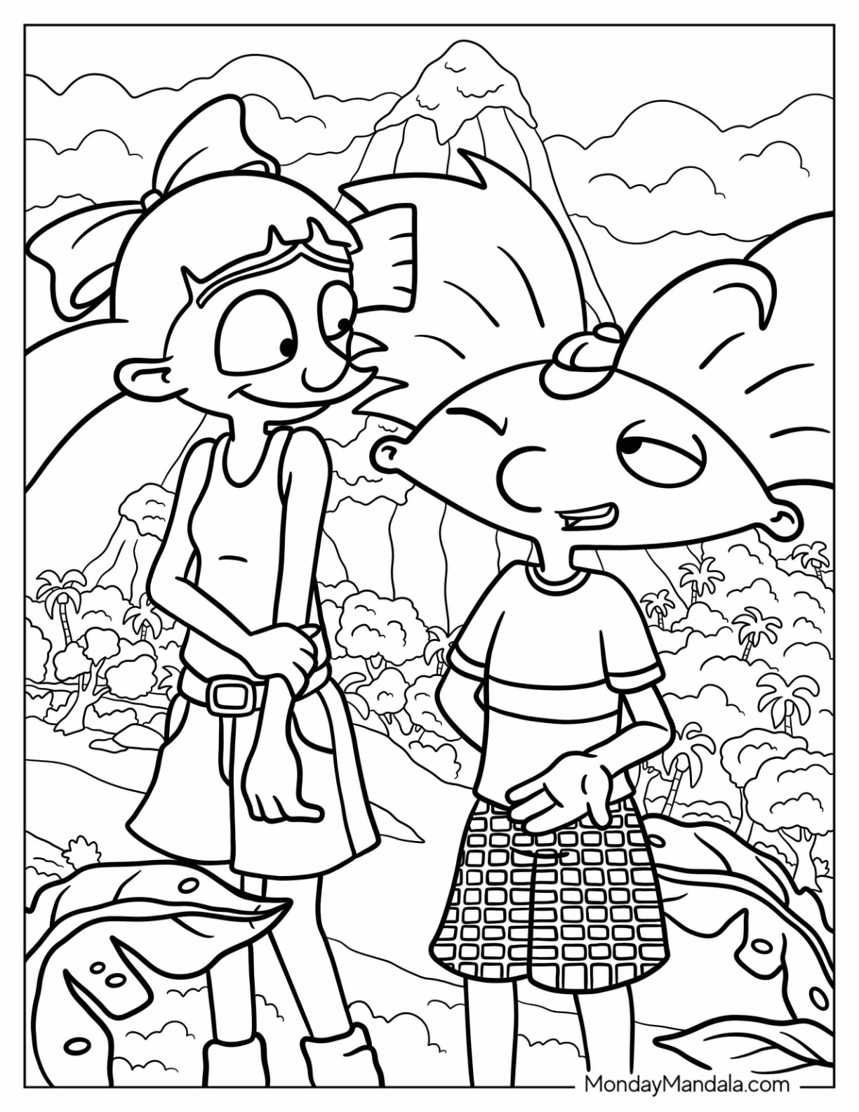 24 Hey Arnold Coloring Pages Free PDF Printables