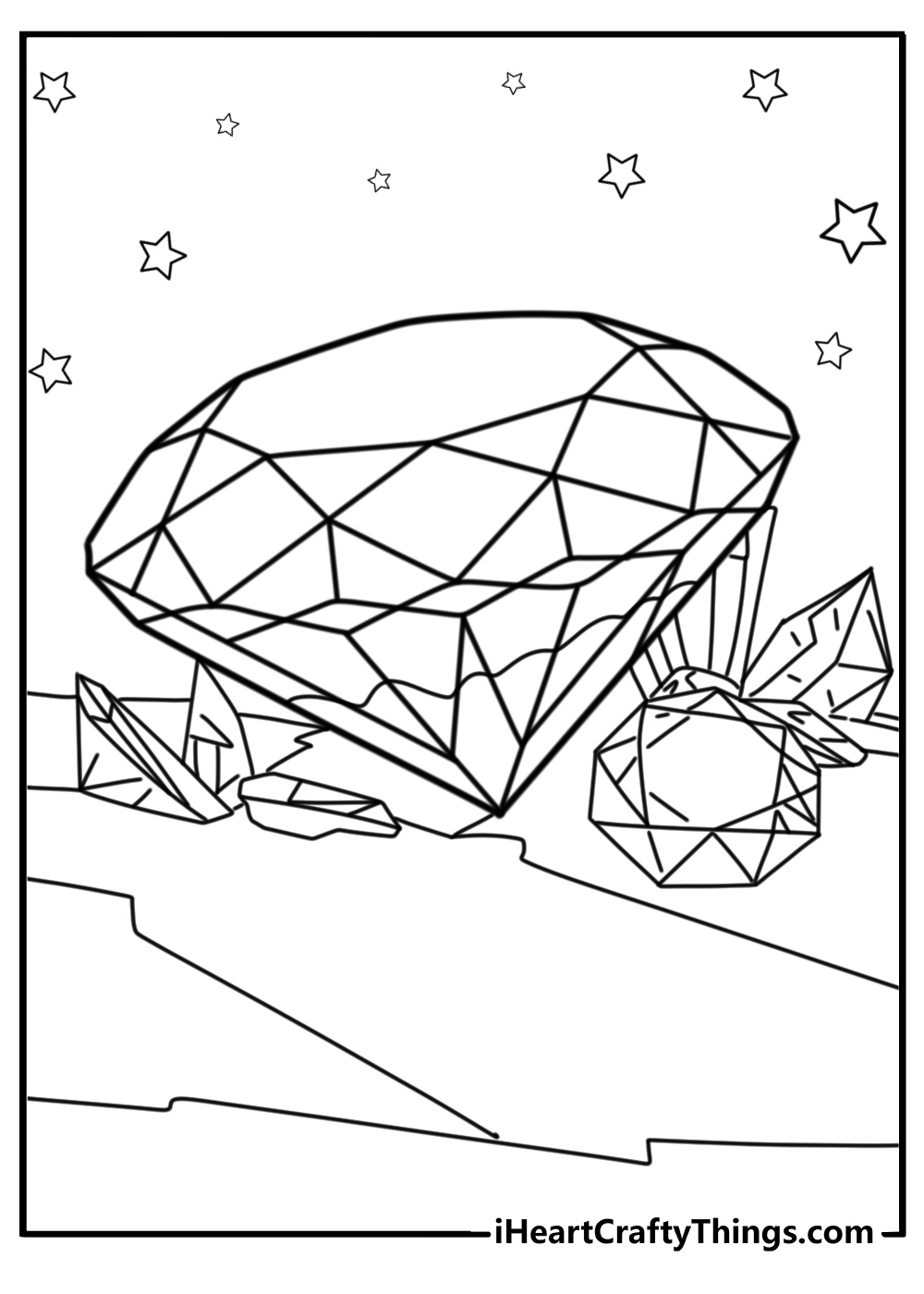 24 New Diamond Coloring Pages 100 Free To Print 24 New Diamond Coloring Pages 100 Free To Print