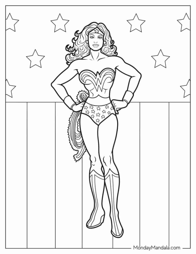 24 Wonder Woman Coloring Pages Free PDF Printables 24 Wonder Woman Coloring Pages Free PDF Printables