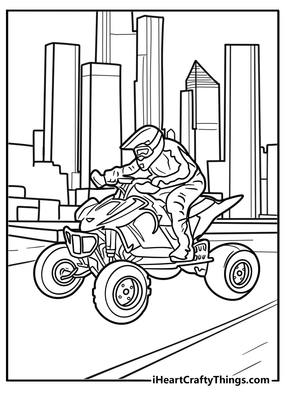 25 Free ATV Coloring Pages For Kids