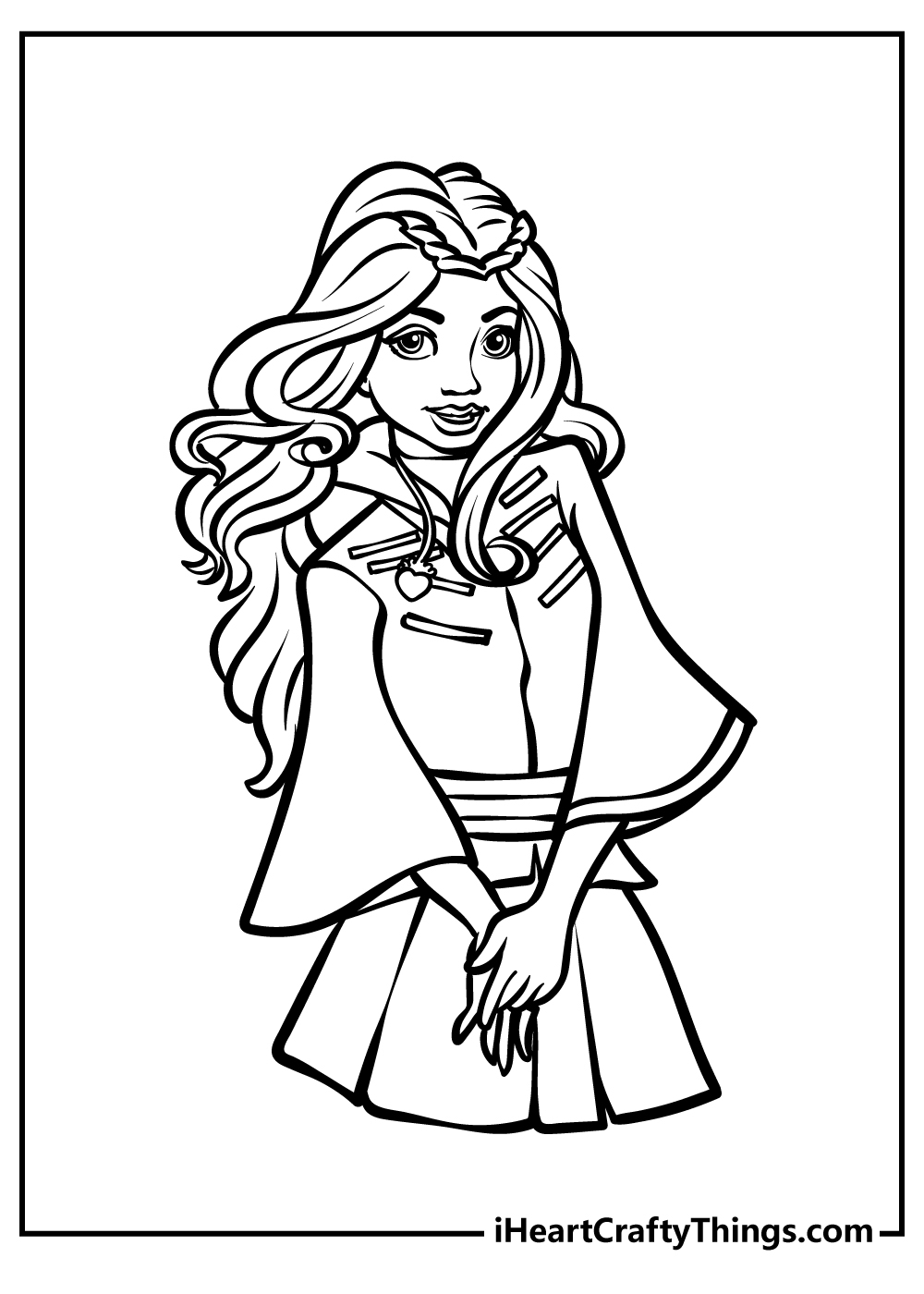 easy descendants coloring pages easy descendants coloring pages