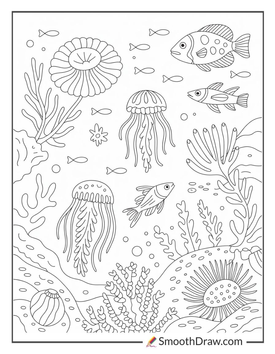 free sea creature coloring pages free sea creature coloring pages