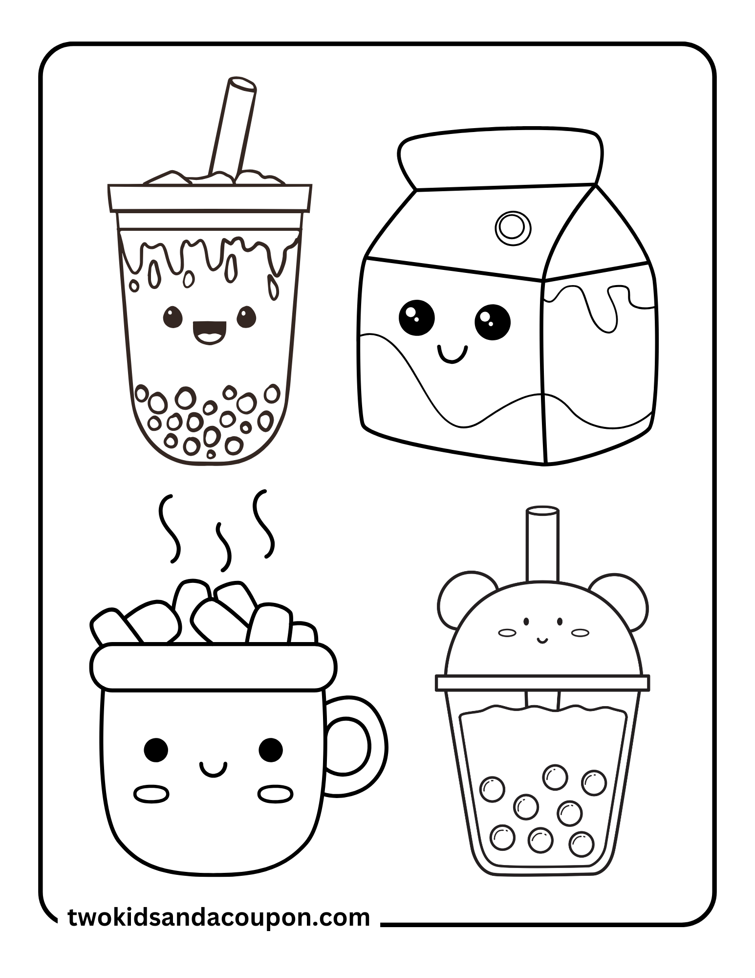 printable kawaii coloring pages printable kawaii coloring pages