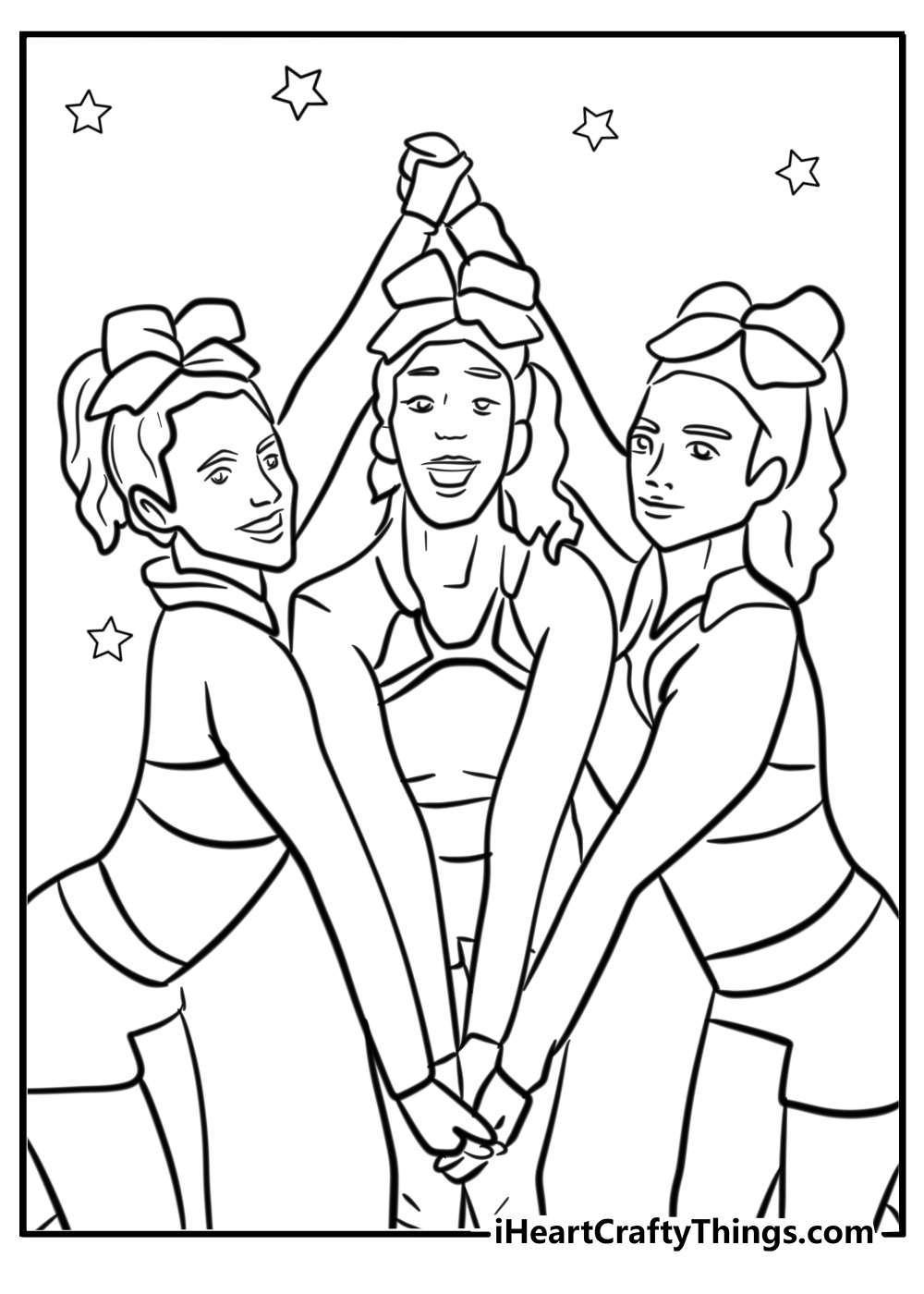 40 Cheerleader Coloring Pages Free Printable PDF Sheets