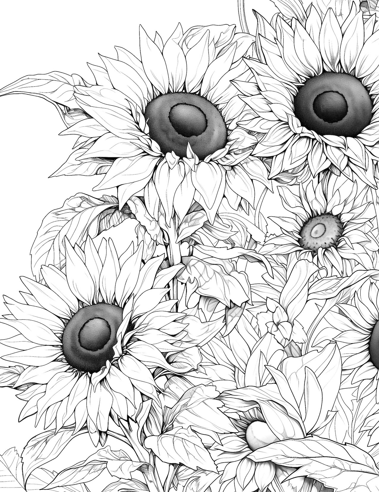 47 Sunflower Coloring Pages Free Printable Our Mindful Life 47 Sunflower Coloring Pages Free Printable Our Mindful Life