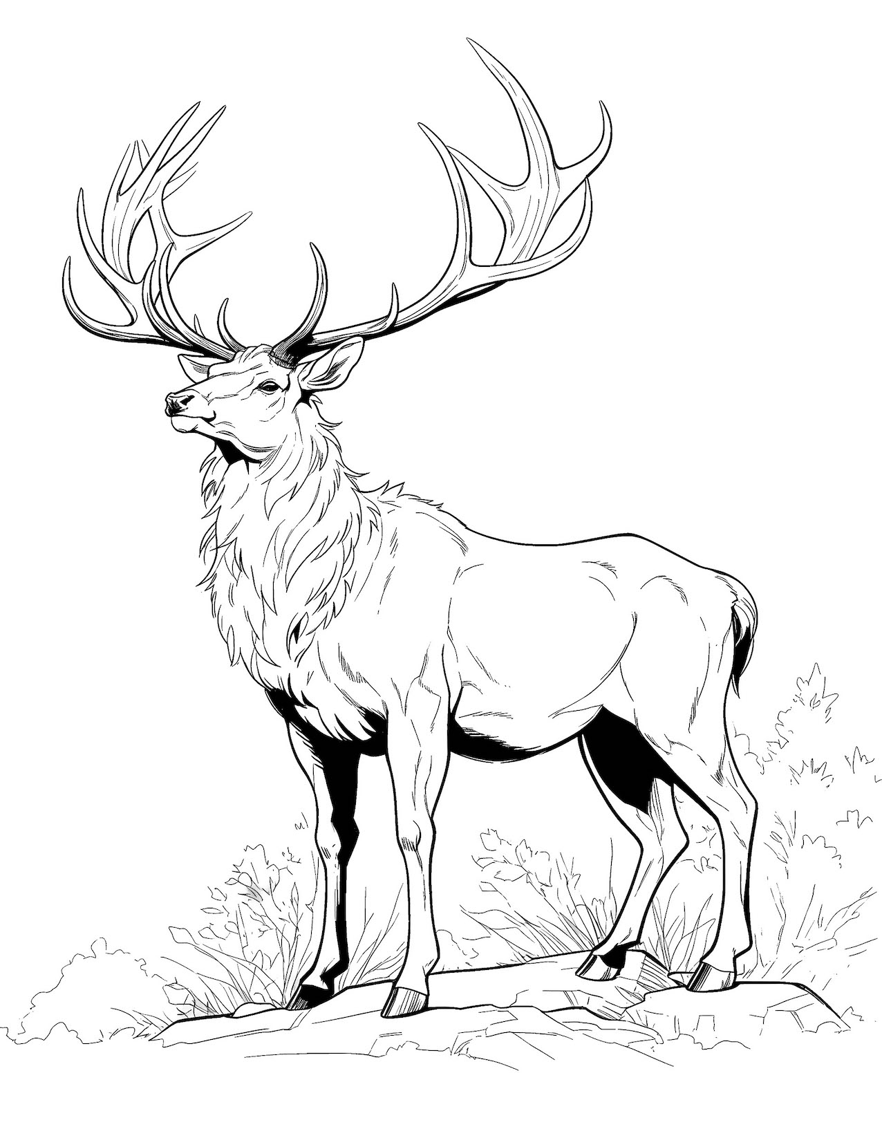48 Enchanting Deer Coloring Pages For Kids And Adults Our Mindful Life