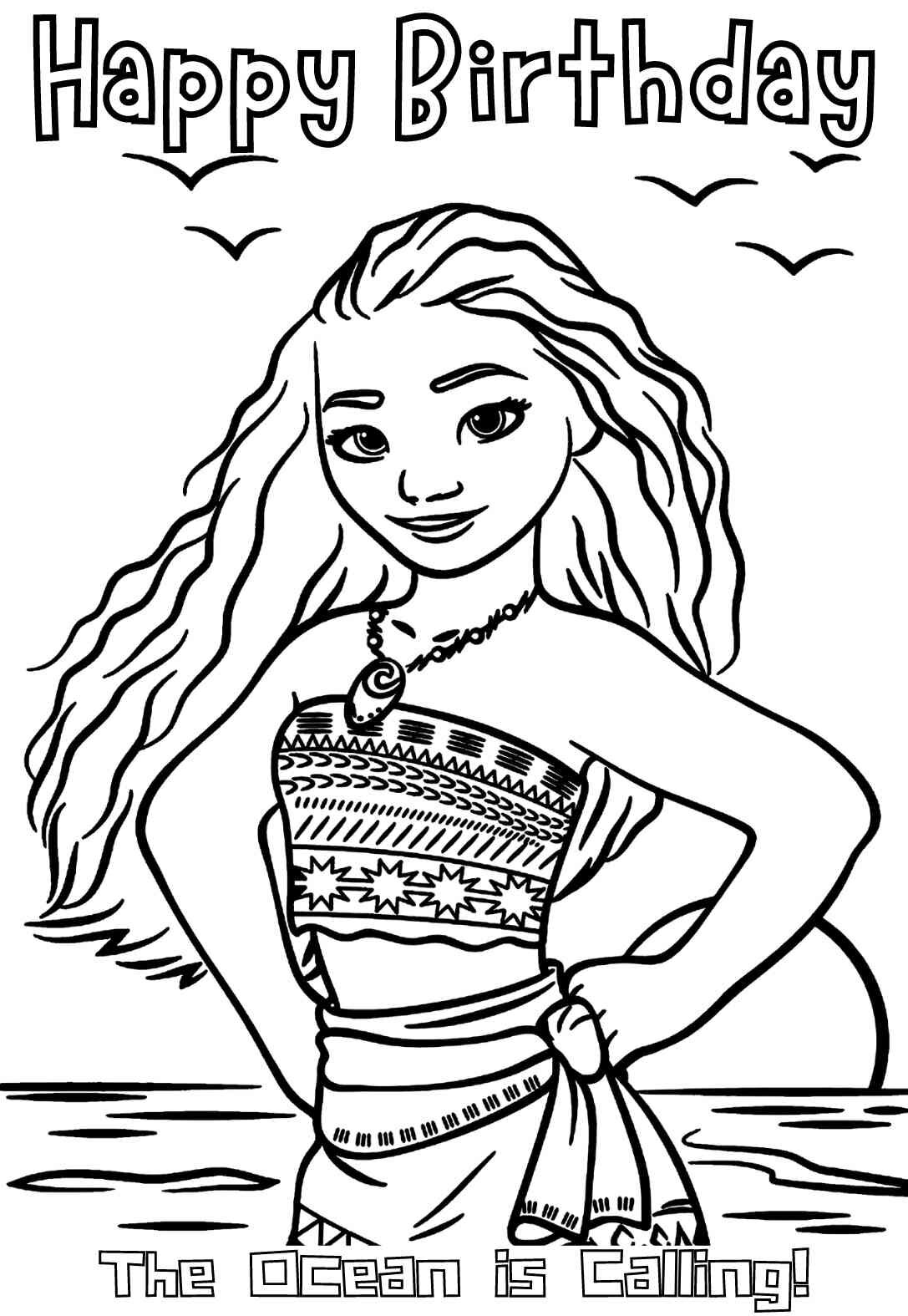 50 Sensational Disney Birthday Coloring Pages Cards free PRINTBIRTHDAY CARDS