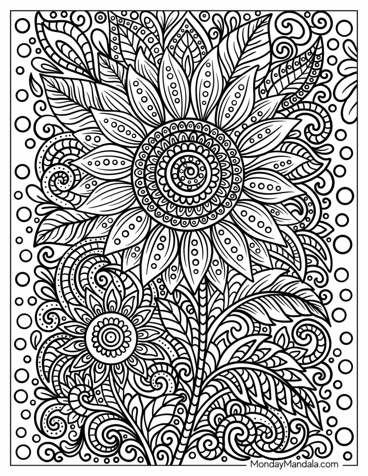 59 Sunflower Coloring Pages Free PDF Printables 59 Sunflower Coloring Pages Free PDF Printables