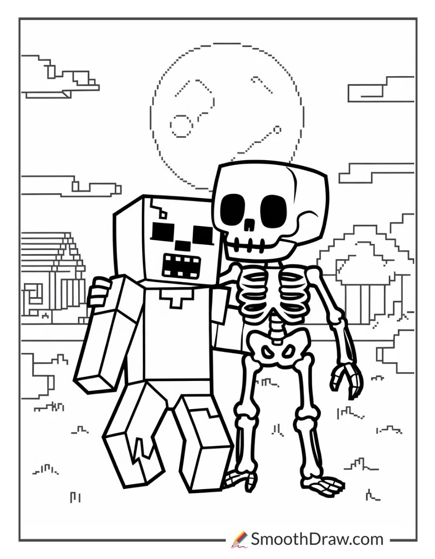 63 Free Minecraft Coloring Pages Smooth Draw