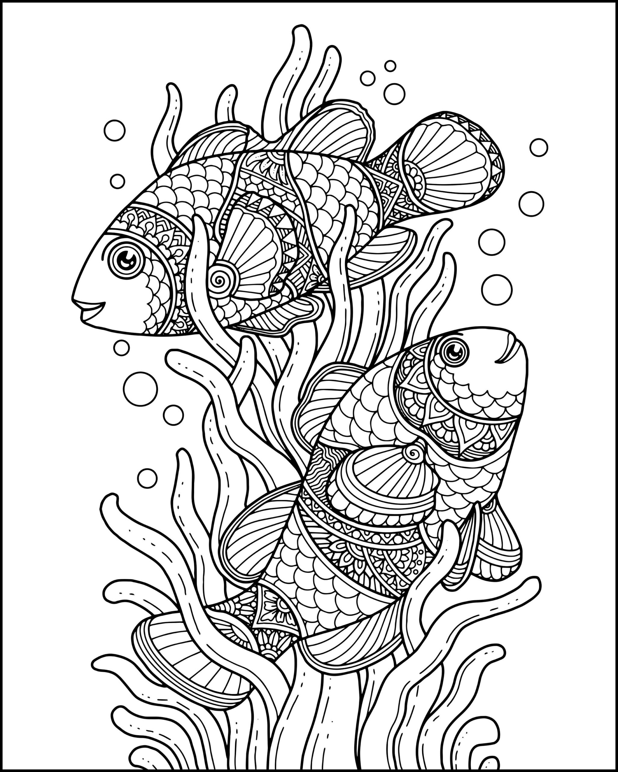 free printable animal coloring pages for adults