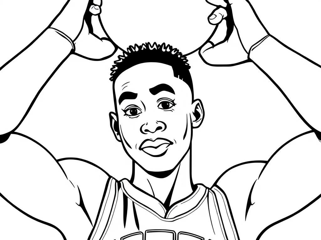 Basketball Player Coloring Page Free Printable Coloring Page Basketball Player Coloring Page Free Printable Coloring Page