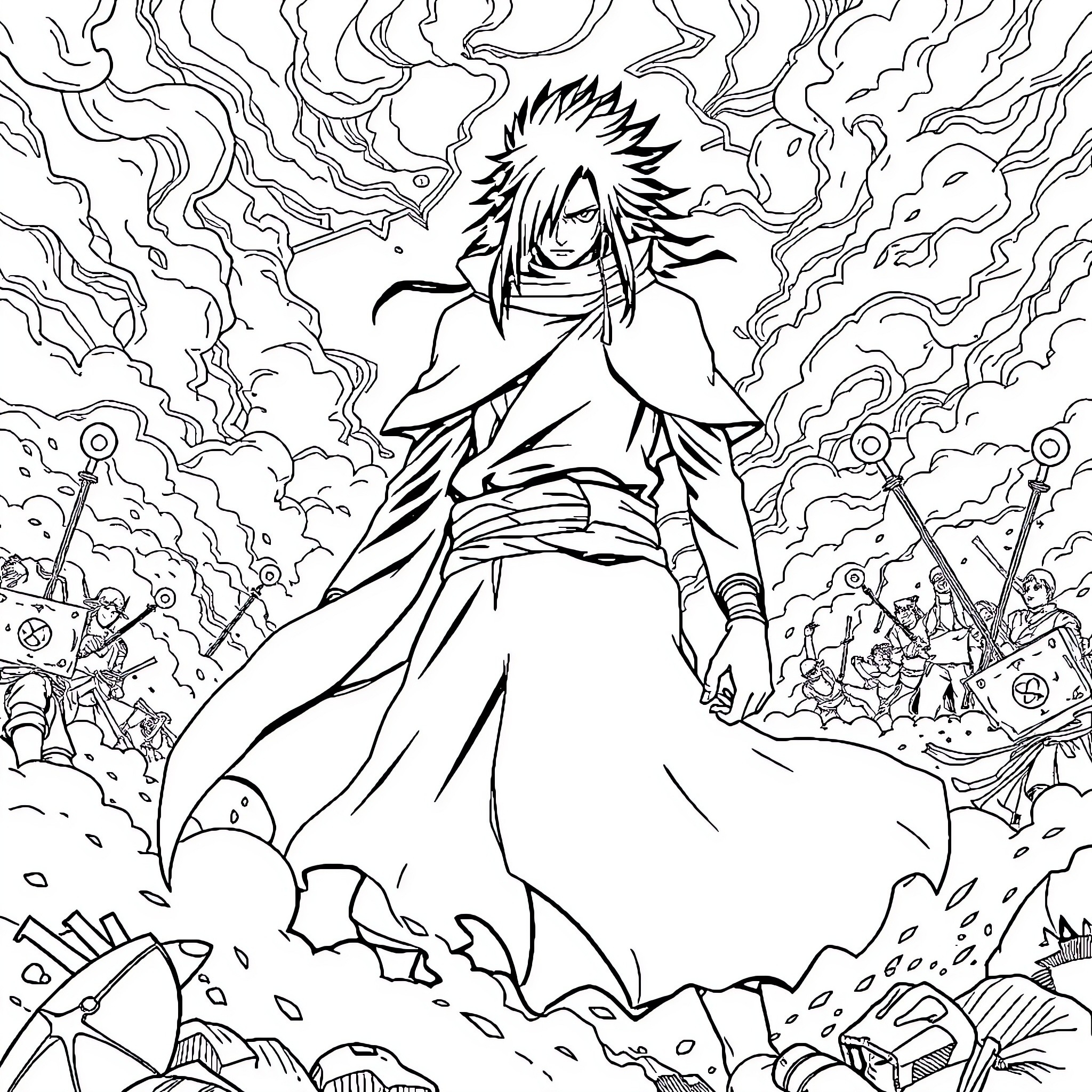 Best Madara Uchiha Coloring Pages Free Printable PDF 