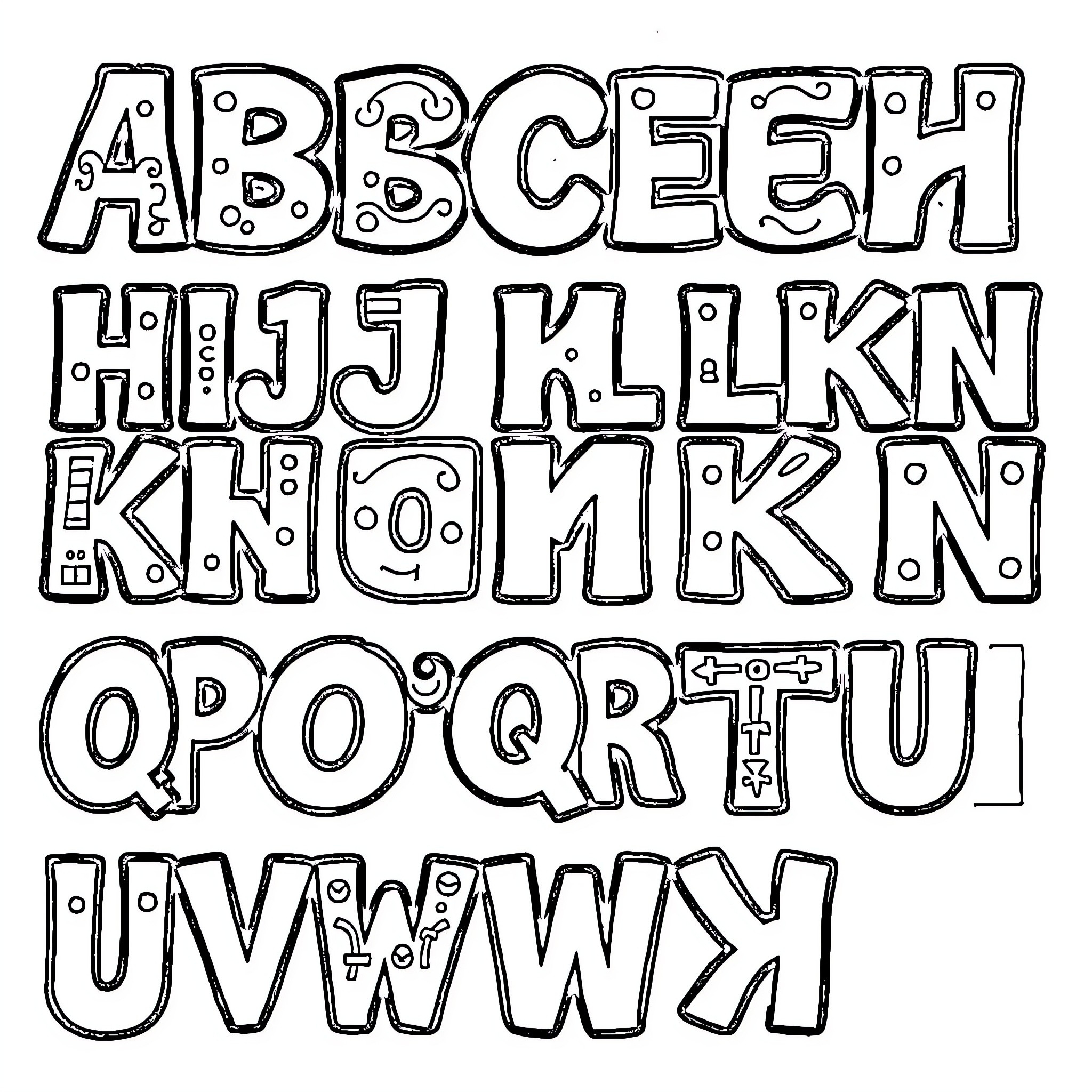 russian alphabet lore coloring pages