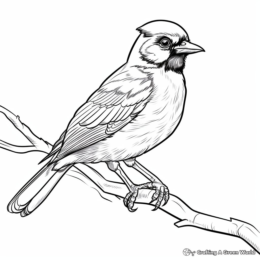 Blue Bird Coloring Pages Free Printable 