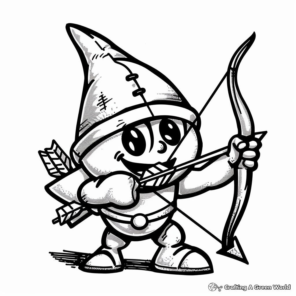 Bow And Arrow Coloring Pages Free Printable 
