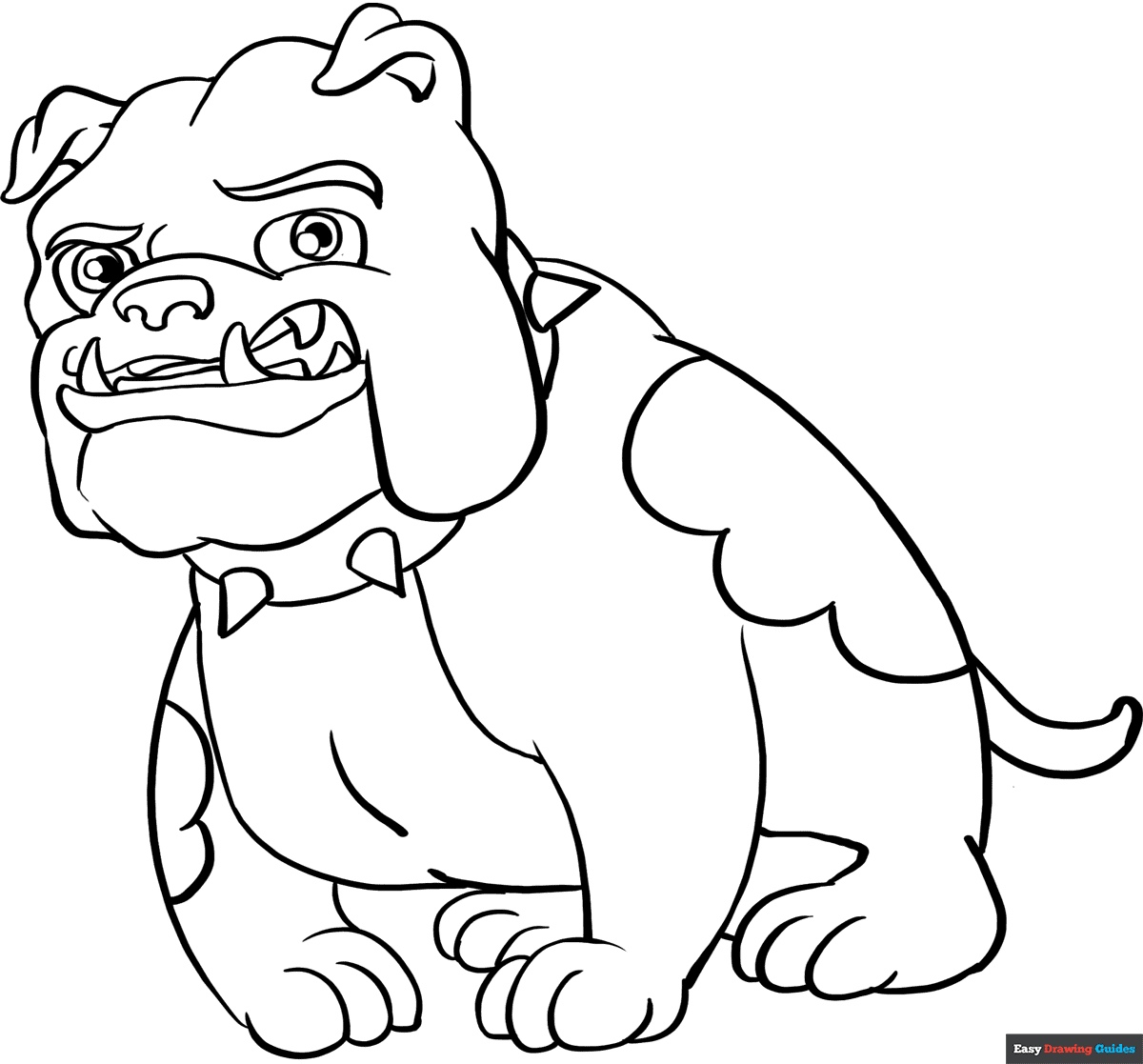 bulldog coloring pages printable
