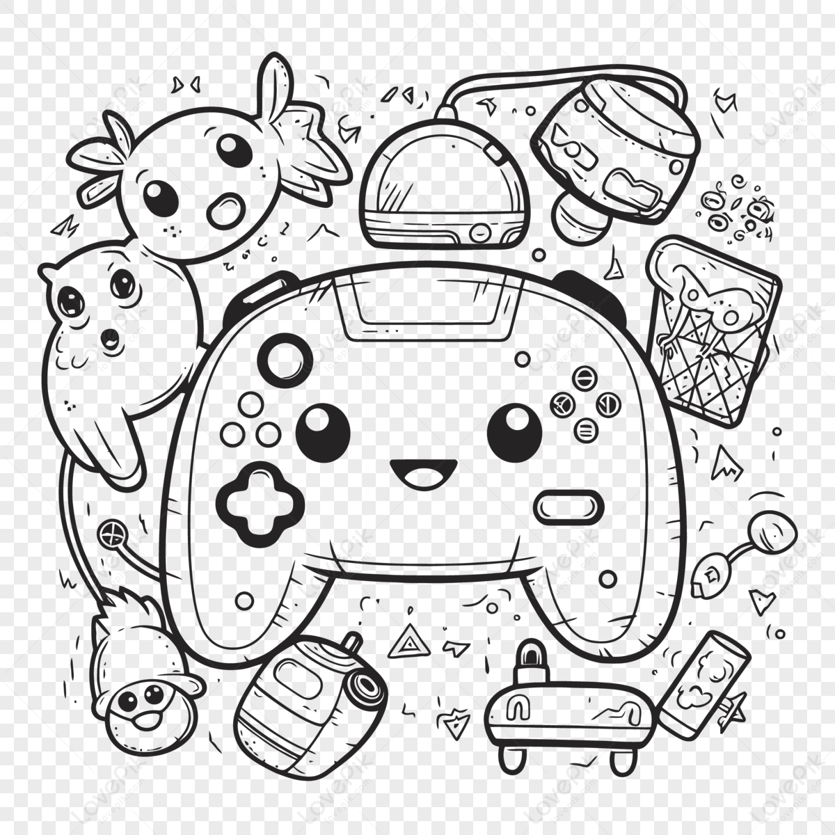 game controller coloring page game controller coloring page