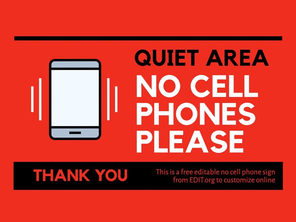 Create No Cell Phone Use Signs Online Create No Cell Phone Use Signs Online