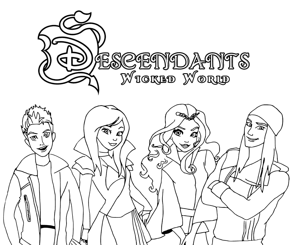 Descendants Coloring Pages Best Coloring Pages For Kids Descendants Coloring Pages Best Coloring Pages For Kids