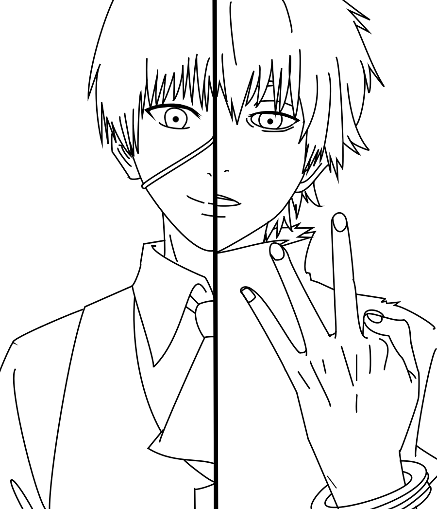 Download Quick Tokyo Ghoul Coloring Pages Ken Kaneki Lineart Tokyo Ghoul Drawing Easy PNG Image With No Background PNGkey Download Quick Tokyo Ghoul Coloring Pages Ken Kaneki Lineart Tokyo Ghoul Drawing Easy PNG Image With No Background PNGkey