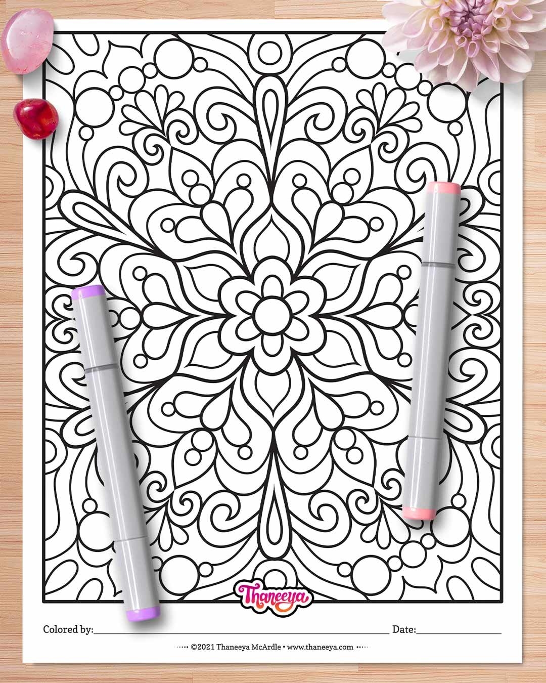 Easy Abstract Coloring Pages Printable Coloring Pages For Adults Teens And Kids Art Is Fun
