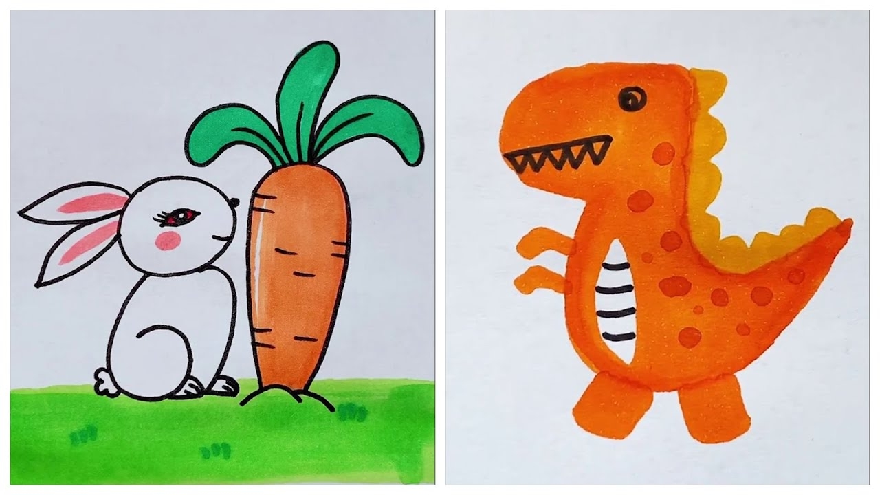 Easy Drawing Ideas For Kids Step by Step How To Draw Easy Creative Drawing For Kids YouTube