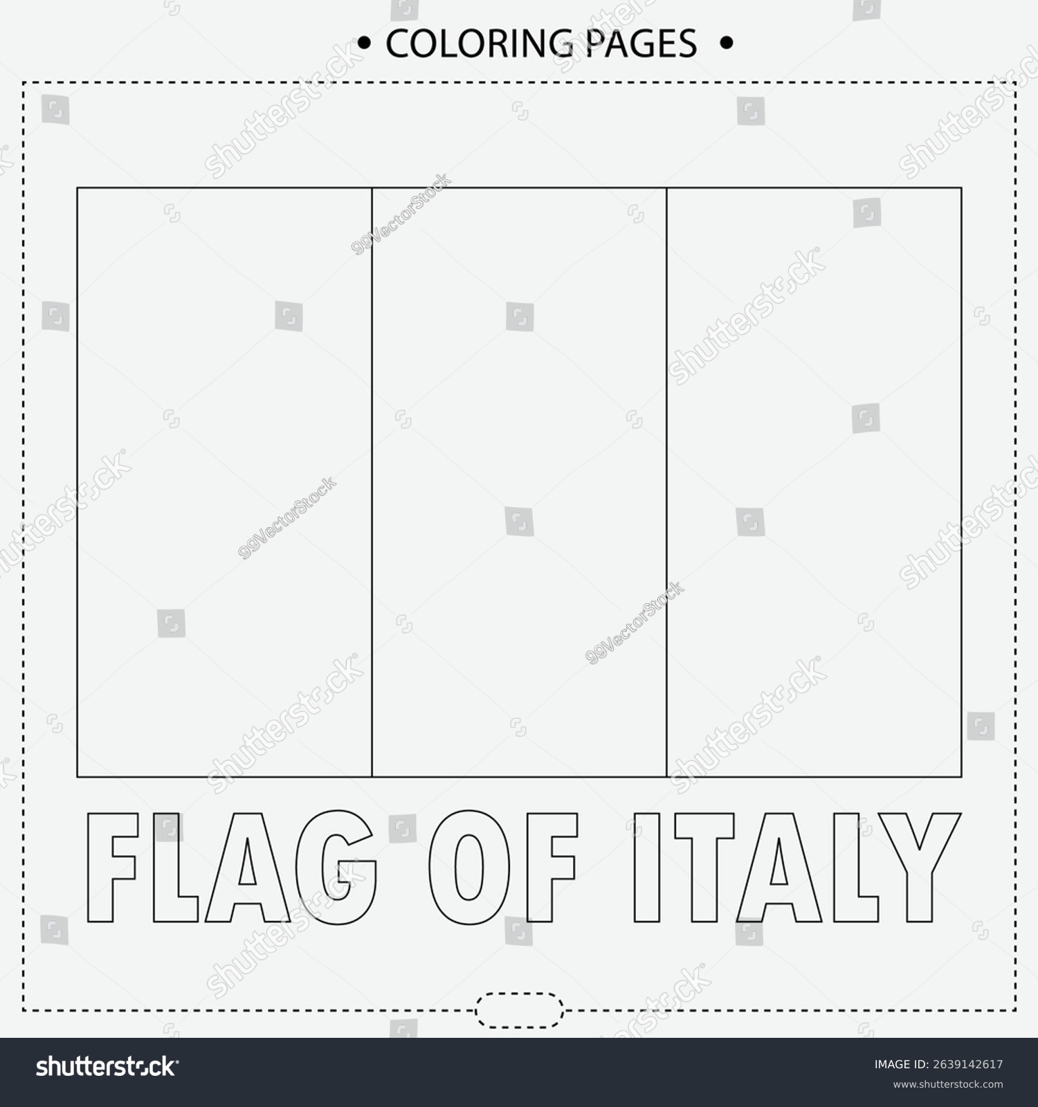 Flag Italy Vector Design Coloring Pages Stock Vector Royalty Free 2639142617 Shutterstock Flag Italy Vector Design Coloring Pages Stock Vector Royalty Free 2639142617 Shutterstock