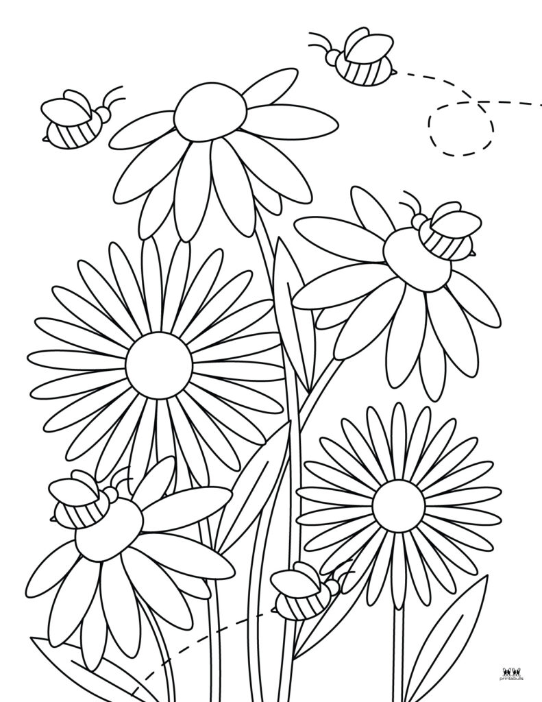 free printable coloring pages of flowers free printable coloring pages of flowers