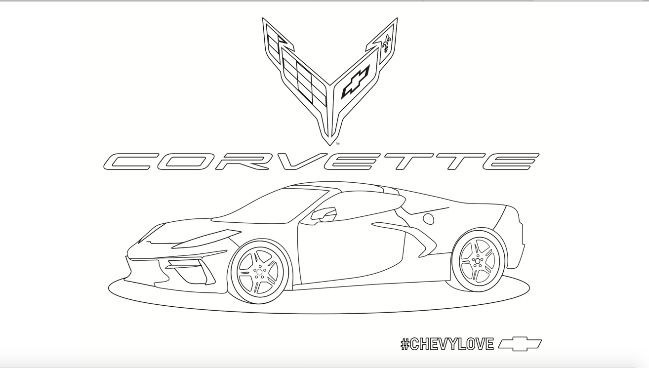 Free Corvette Coloring Pages For The Chevy Fan In All Of Us Free Corvette Coloring Pages For The Chevy Fan In All Of Us