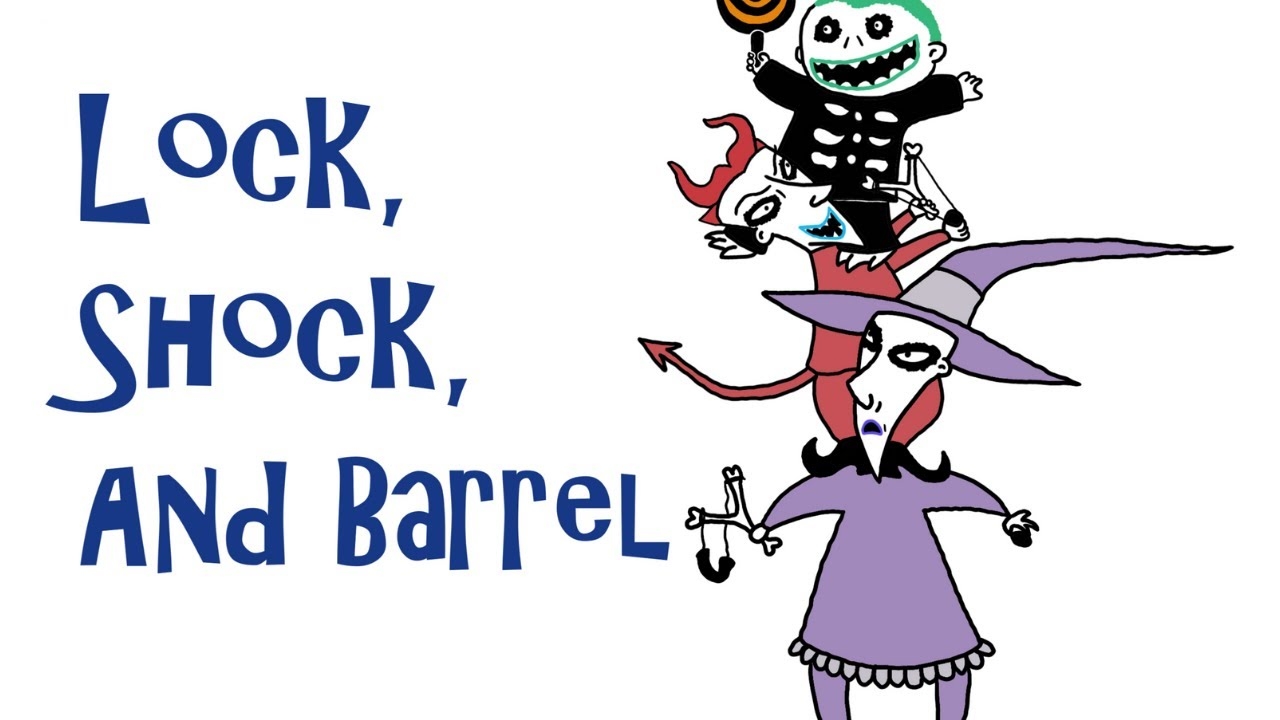 How To Draw Lock Shock And Barrel YouTube How To Draw Lock Shock And Barrel YouTube