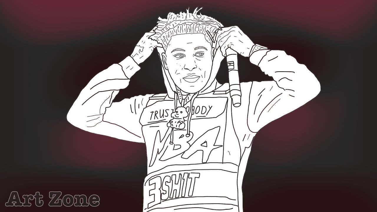 How To Draw YoungBoy Never Broke Again 2021 YouTube How To Draw YoungBoy Never Broke Again 2021 YouTube