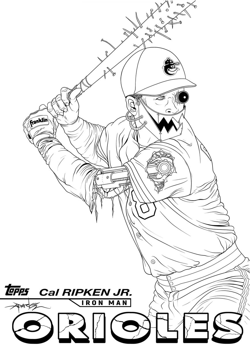 ronald acuna jr coloring pages