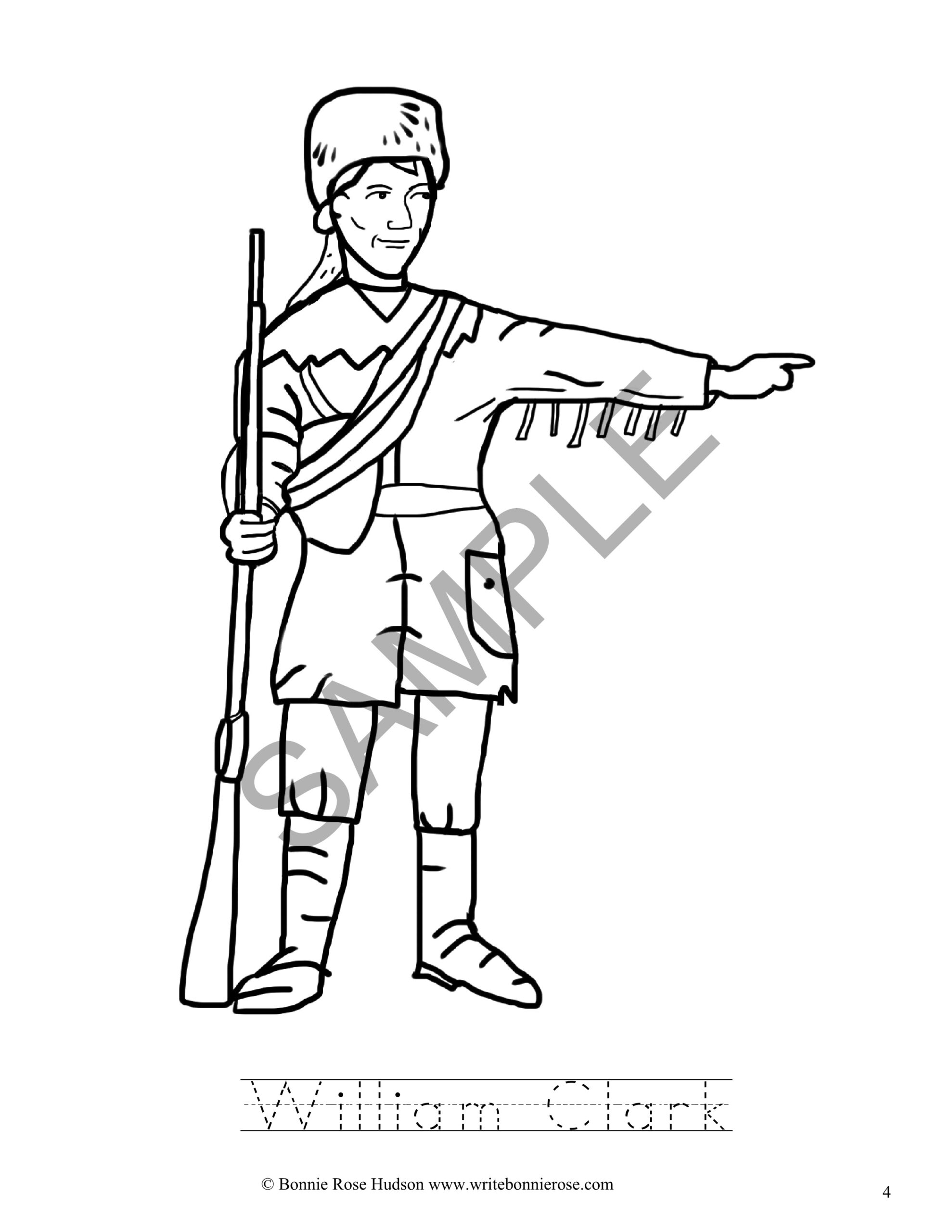 Lewis And Clark Coloring Book Level A Made By Teachers